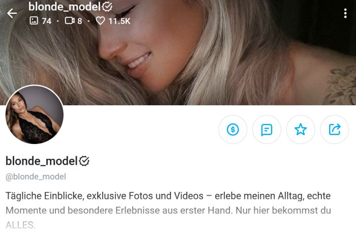 onlyfans profile of blonde_model