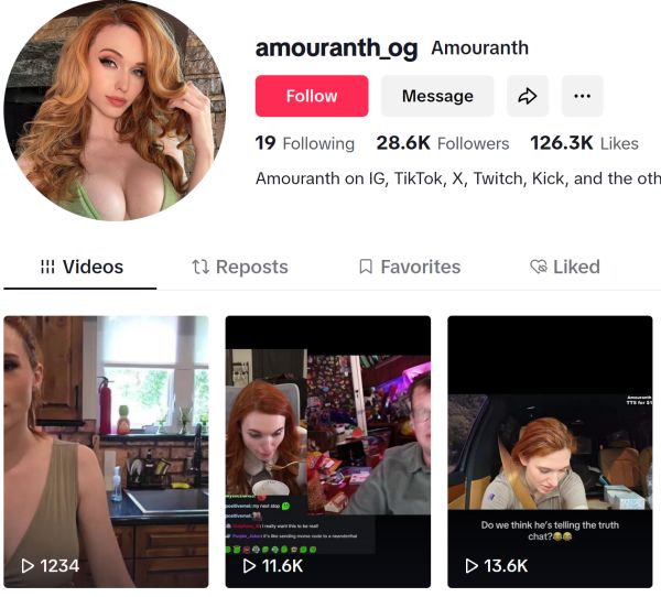 tiktok profile of amouranth_og